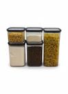 Kit 5 Potes Para Alimentos Organizador Multiuso Acrílico