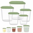Kit 5 Potes Para Mantimento Kit 5 Potes Para Mantimento