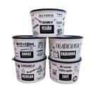 Kit 5 Potes Plásticos Porta Mantimentos Black 2 Litros