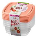 Kit 5 Potes Sanremo Para Congelar Feijão 530ml Bpa Free