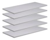 Kit 5 Prateleiras Mdf 65x25 Branco Nicho Livros Revista Kit 5 Prateleiras Mdf 65x25 Branco Nicho Livros Revista