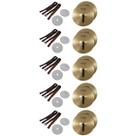 Kit 5 Prato para Fanfarra 13 Latão / Brass Kit 5 Prato para Fanfarra 13 Latão / Brass