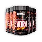 Kit 5 Pré Treino Évora Vulcan Darkness Spic Melon 300g