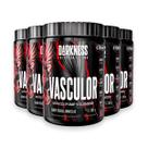 Kit 5 Pré Treino Vasculor Powder Darkness Frutas Amarelas 300g