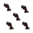 Kit 5 prendedor batedor trava porta magnetico 808 imab corten ima piso parede c/ buchas e parafusos