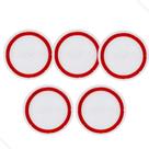 Kit 5 Protetor Ralo Banheiro Anti Inseto 100mm Universal