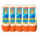 Kit 5 Protetor Solar Happy Sol FPS 70 120ml Proteção Total