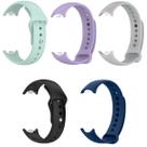 Kit 5 Pulseira para Mi Band 8 9 10 Silicone Super Resistente Cor:KIT5 - Verde/ Cinza Escuro/ Vinho/ Preto/ Laranja