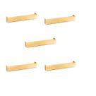 Kit 5 puxador creta dourado zen 192 mm zp3950.955 Kit 5 puxador creta dourado zen 192 mm zp3950.955