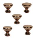 Kit 5 puxador cup ponto zen rose - zp5238.l00