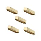 Kit 5 puxador para moveis elemento m 48mm dourado matte fosco zen zp5454.955