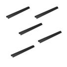 Kit 5 puxador para moveis ken 128mm preto fosco zen zp0475.24 Kit 5 puxador para moveis ken 128mm preto fosco zen zp0475.24