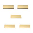 Kit 5 puxador para movel ken 32mm dourado matte fosco zen zp0406.955 Kit 5 puxador para movel ken 32mm dourado matte fosco zen zp0406.955