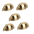 Kit 5 puxador shell 48 mm zen gold escovado (dourado) zp4319.b00 concha Kit 5 puxador shell 48 mm zen gold escovado (dourado) zp4319.b00 concha
