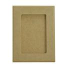 Kit 5 Quadro Moldura Retangular Fundo Removível 15,5X11 MDF Madeira