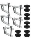 Kit 5 rack armacao 1/8 pesada com isolador Kit 5 rack armacao 1/8 pesada com isolador