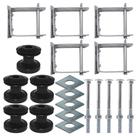 Kit 5 rack armacao 1/8 pesada com isolador isolador Kit 5 rack armacao 1/8 pesada com isolador isolador