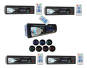 Kit 5 rádios mp3 player 7 cores bluetooth like 521