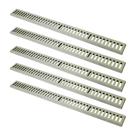 Kit 5 Ralo Grelha Linear 3293X5GDA para Areas Externas com Caixilho Bege GDA Industria Kit 5 Ralo Grelha Linear 3293X5GDA para Areas Externas com Caixilho Bege GDA Industria