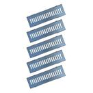 Kit 5 Ralo Grelha Linear e Caixilho Aço Galvanizado 15x50cm