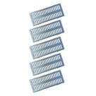 Kit 5 Ralo Grelha Linear e Caixilho Aço Galvanizado 20x50cm