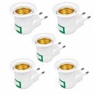 Kit 5 receptaculo bocal soquete e27 com plugue macho 2p Kit 5 receptaculo bocal soquete e27 com plugue macho 2p