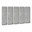 Kit 5 Refil Mop Flat Microfibra Lavável 44cm Alta Absorção