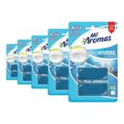 Kit 5 Refil para Bloco Sanitário Marine 56g Mil Aromas Kit 5 Refil para Bloco Sanitário Marine 56g Mil Aromas