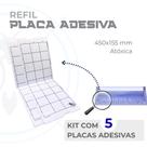 Kit 5 Refis Adesivos 450x155 mm Armadilha Luminosa Controle de Insetos