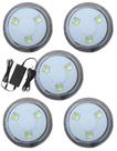 Kit 5 Refletor Lampada Flexy Sem Adaptador 4,5w Branco 20M