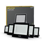 Kit 5 Refletor Led 200w 6500k Branco Frio Bivolt a prova d'água Alut Cod: ALUT000702-5 Alut By Avant