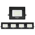 Kit 5 Refletor Led 30w Holofote Ip65 Branco Frio 6500k Bivolt Elgin