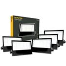 Kit 5 Refletor Led 500w 6500k Branco Frio 110v/220v Ip65 a prova d'água ALUT010042-5 Alut By Avant