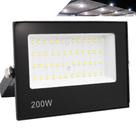 Kit 5 Refletor Led Holofote 200w Bivolt IP66 6500k Preto