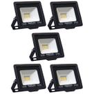Kit 5 Refletores de Led 10W Fortled