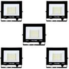 Kit 5 Refletores Holofote 50w Prova d'água 4500lm Volter Kit 5 Refletores Holofote 50w Prova d'água 4500lm Volter