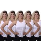 KIT 5 Regata Feminina Dry Fitness Tapa Bumbum Longline