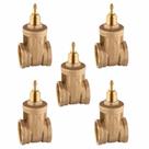 Kit 5 Registro de Gaveta Base 1.1/2" POL - Docol