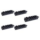 Kit 5 Réguas com 5 Tomadas MarGirius TMU5-310 2P+T 10A Preta Bivolt