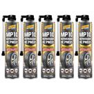 Kit 5 reparador de pneu furo instantâneo 400ml carro bike moto mundial prime Kit 5 reparador de pneu furo instantâneo 400ml carro bike moto mundial prime