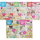 Kit 5 Revistas Ponto Cruz Marileny Tema Infantil Turma da Monica PiuPiu Smilingüido