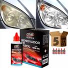 Kit 5 Revitalizador Mágico Limpador De Farol Tira Amarelado e Riscos Orbi 50ml