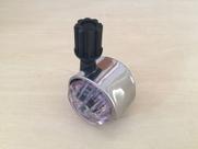 Kit 5 Rodizios Inox Cromo Roda Gel Pino 10mm Bucha 14 X 23mm