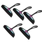 Kit 5 Rodo Rodinho de pia Sanremo 14Cm com Borracha Preto Kit 5 Rodo Rodinho de pia Sanremo 14Cm com Borracha Preto