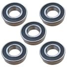 Kit 5 Rolamento Inferior Lavadora Electrolux Lm06 Top8 6205