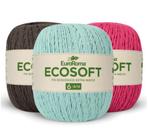 Kit 5 Rolo Barbante Ecosoft 8/12 452mt a Sua Escolha Euroroma