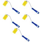 Kit 5 Rolo Espuma Tigre 5cm com Suporte Pintura Simples Kit 5 Rolo Espuma Tigre 5cm com Suporte Pintura Simples