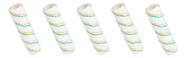 KIT 5 Rolo Pintura 100% Poliéster Anti Respingo 23cm P.a.g