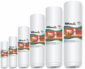 Kit 5 Rolos 12/15/20/25/28x500cm Nanocubos Transparentes, Embalagens, Sacos com Ranhura para Seladoras a Vácuo