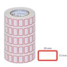 Kit 5 Rolos Etiqueta 3300un 29x15 Fitacrel Comercial Escolar